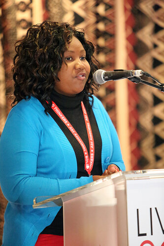 21st International AIDS Conference (AIDS 2016), Durban, South Africa.
The Positive Leadership Summit  - Room M22
Speaker : Janet Bihla
Photo©International AIDS Society/Abhi Indrarajan