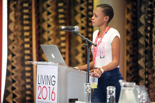 21st International AIDS Conference (AIDS 2016), Durban, South Africa.
Plenary Chair : Daughtie Ogutu
The Positive Leadership Summit  - Room M22
Photo©International AIDS Society/Abhi Indrarajan
