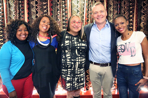 21st International AIDS Conference (AIDS 2016), Durban, South Africa.
The Positive Leadership Summit  - Room M22
Janet Bihla, Prudence Mabele, Cecilia Chung, Shaun Mellors and Daughtie Ogutu
Photo©International AIDS Society/Abhi Indrarajan