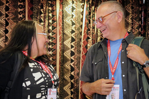 21st International AIDS Conference (AIDS 2016), Durban, South Africa.
The Positive Leadership Summit  - Room M22
Cecilia Chung adn David Barr
Photo©International AIDS Society/Abhi Indrarajan