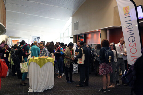 21st International AIDS Conference (AIDS 2016), Durban, South Africa.

The Positive Leadership Summit  - Outside Room M22 at Tea Break
Photo©International AIDS Society/Abhi Indrarajan