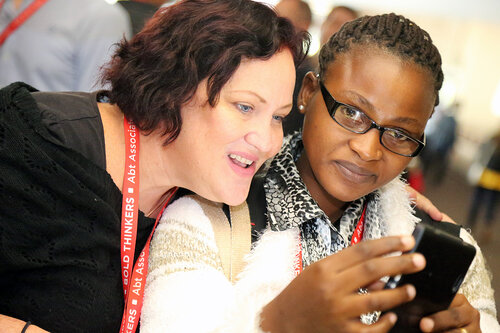 21st International AIDS Conference (AIDS 2016), Durban, South Africa.

The Positive Leadership Summit  - Outside Room M22 at Tea Break
Photo©International AIDS Society/Abhi Indrarajan