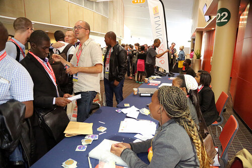 21st International AIDS Conference (AIDS 2016), Durban, South Africa.

The Positive Leadership Summit  - Outside Room M22 at Tea Break
Photo©International AIDS Society/Abhi Indrarajan
