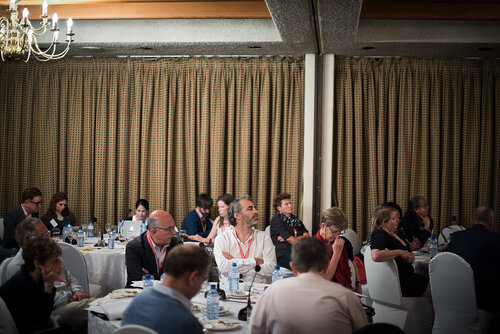 21st International AIDS Conference (AIDS 2016), Durban, South Africa. Photo shows: ILF/CIPHER Thematic Roundtable on Paediatric ARVs. Photo©International AIDS Society/Marcus Rose