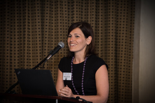 21st International AIDS Conference (AIDS 2016), Durban, South Africa. Photo shows: ILF/CIPHER Thematic Roundtable on Paediatric ARVs. Speaker: Martina Penazzato. Photo©International AIDS Society/Marcus Rose