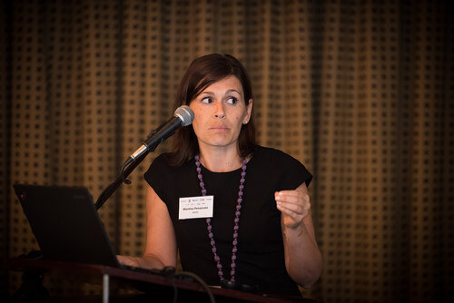 21st International AIDS Conference (AIDS 2016), Durban, South Africa. Photo shows: ILF/CIPHER Thematic Roundtable on Paediatric ARVs. Speaker: Martina Penazzato. Photo©International AIDS Society/Marcus Rose