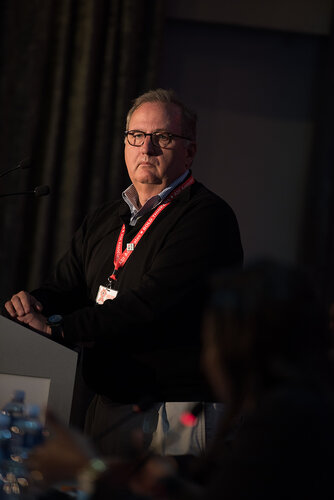 21st International AIDS Conference (AIDS 2016), Durban, South Africa.
Photo shows: Global HIV Clinical Forum: Integrase Inhibitors. Speaker: George W. Rutherford. Photo©International AIDS Society/Marcus Rose