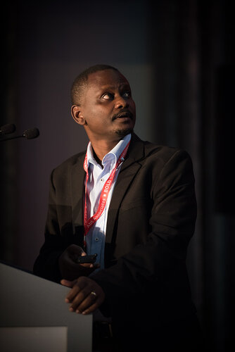 21st International AIDS Conference (AIDS 2016), Durban, South Africa.
Photo shows: Global HIV Clinical Forum: Integrase Inhibitors. Speaker: Victor Musiime. Photo©International AIDS Society/Marcus Rose