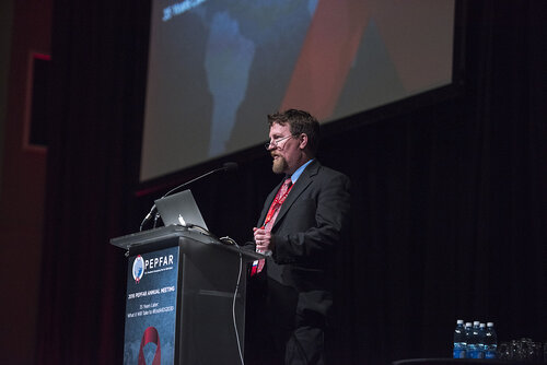 21st International AIDS Conference (AIDS 2016), Durban, South Africa.
Photo shows PEPFAR Annual Meeting.
Photo©International AIDS Society/Steve Forrest/Workers' Photos