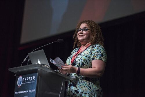 21st International AIDS Conference (AIDS 2016), Durban, South Africa.
Photo shows PEPFAR Annual Meeting.
Photo©International AIDS Society/Steve Forrest/Workers' Photos