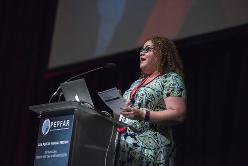 21st International AIDS Conference (AIDS 2016), Durban, South Africa.
Photo shows PEPFAR Annual Meeting.
Photo©International AIDS Society/Steve Forrest/Workers' Photos