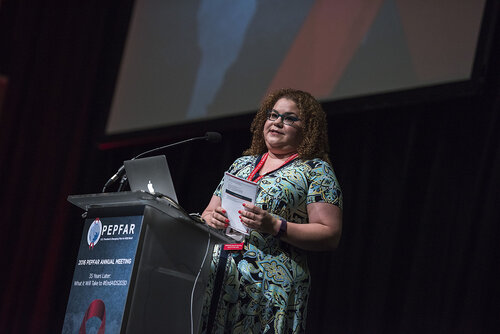 21st International AIDS Conference (AIDS 2016), Durban, South Africa.
Photo shows PEPFAR Annual Meeting.
Photo©International AIDS Society/Steve Forrest/Workers' Photos