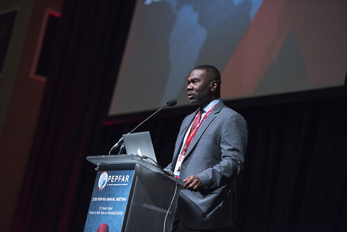 21st International AIDS Conference (AIDS 2016), Durban, South Africa.
Photo shows PEPFAR Annual Meeting.
Photo©International AIDS Society/Steve Forrest/Workers' Photos