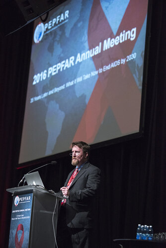21st International AIDS Conference (AIDS 2016), Durban, South Africa.
Photo shows PEPFAR Annual Meeting.
Photo©International AIDS Society/Steve Forrest/Workers' Photos