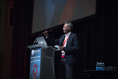 21st International AIDS Conference (AIDS 2016), Durban, South Africa.
Photo shows Patrick Gaspard, U.S. Ambassador to the Republic of South Africa speaking at the PEPFAR Annual Meeting.
Photo©International AIDS Society/Steve Forrest/Workers' Photos