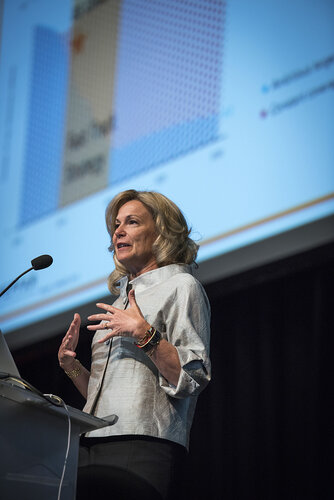 21st International AIDS Conference (AIDS 2016), Durban, South Africa.
Photo shows Ambassador Deborah Birx, US Global AIDS Coordinator & US Special Representative for Global Health Diplomacy, speaking at the PEPFAR Annual Meeting.
Photo©International AIDS Society/Steve Forrest/Workers' Photos