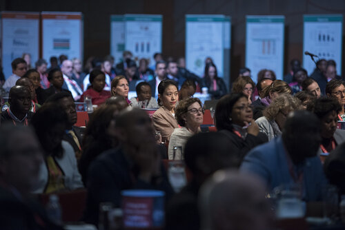 21st International AIDS Conference (AIDS 2016), Durban, South Africa.
Photo shows PEPFAR Annual Meeting.
Photo©International AIDS Society/Steve Forrest/Workers' Photos