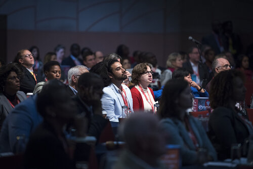 21st International AIDS Conference (AIDS 2016), Durban, South Africa.
Photo shows PEPFAR Annual Meeting.
Photo©International AIDS Society/Steve Forrest/Workers' Photos