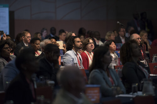 21st International AIDS Conference (AIDS 2016), Durban, South Africa.
Photo shows PEPFAR Annual Meeting.
Photo©International AIDS Society/Steve Forrest/Workers' Photos