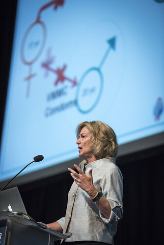 21st International AIDS Conference (AIDS 2016), Durban, South Africa.
Photo shows Ambassador Deborah Birx, US Global AIDS Coordinator & US Special Representative for Global Health Diplomacy, speaking at the PEPFAR Annual Meeting.
Photo©International AIDS Society/Steve Forrest/Workers' Photos