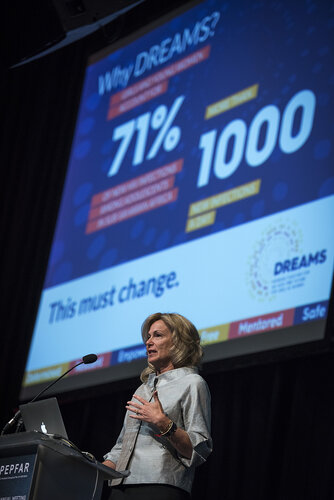 21st International AIDS Conference (AIDS 2016), Durban, South Africa.
Photo shows Ambassador Deborah Birx, US Global AIDS Coordinator & US Special Representative for Global Health Diplomacy, speaking at the PEPFAR Annual Meeting.
Photo©International AIDS Society/Steve Forrest/Workers' Photos