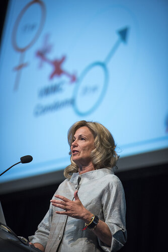 21st International AIDS Conference (AIDS 2016), Durban, South Africa.
Photo shows Ambassador Deborah Birx, US Global AIDS Coordinator & US Special Representative for Global Health Diplomacy, speaking at the PEPFAR Annual Meeting.
Photo©International AIDS Society/Steve Forrest/Workers' Photos