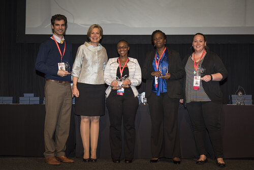 21st International AIDS Conference (AIDS 2016), Durban, South Africa.
Photo shows the PEPFAR Annual Awards ceremony.
Photo©International AIDS Society/Steve Forrest/Workers' Photos