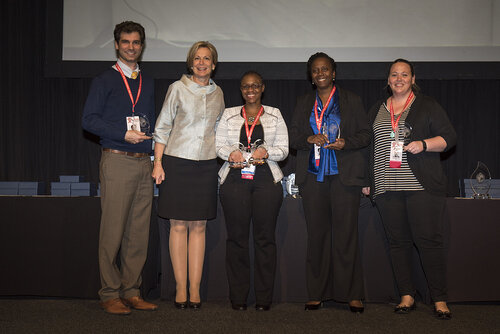 21st International AIDS Conference (AIDS 2016), Durban, South Africa.
Photo shows the PEPFAR Annual Awards ceremony.
Photo©International AIDS Society/Steve Forrest/Workers' Photos