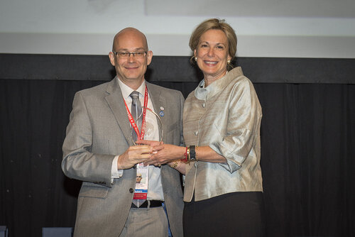 21st International AIDS Conference (AIDS 2016), Durban, South Africa.
Photo shows the PEPFAR Annual Awards ceremony.
Photo©International AIDS Society/Steve Forrest/Workers' Photos