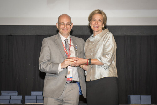 21st International AIDS Conference (AIDS 2016), Durban, South Africa.
Photo shows the PEPFAR Annual Awards ceremony.
Photo©International AIDS Society/Steve Forrest/Workers' Photos