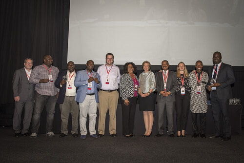 21st International AIDS Conference (AIDS 2016), Durban, South Africa.
Photo shows the PEPFAR Annual Awards ceremony.
Photo©International AIDS Society/Steve Forrest/Workers' Photos