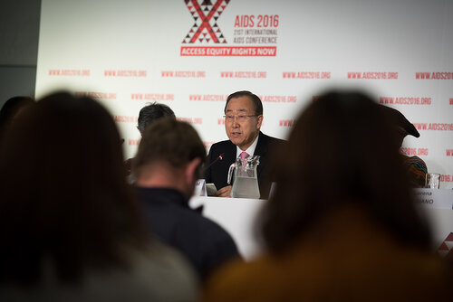 21st International AIDS Conference (AIDS 2016), Durban, South Africa. Photo shows: UNDP Press Conference. Photo©International AIDS Society/Marcus Rose