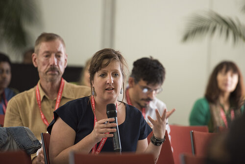 21st International AIDS Conference (AIDS 2016), Durban, South Africa.
Photo shows HIV Prevention and Treatment among Women and Girls" Press Conference.
Photo©International AIDS Society/Steve Forrest/Workers' Photos