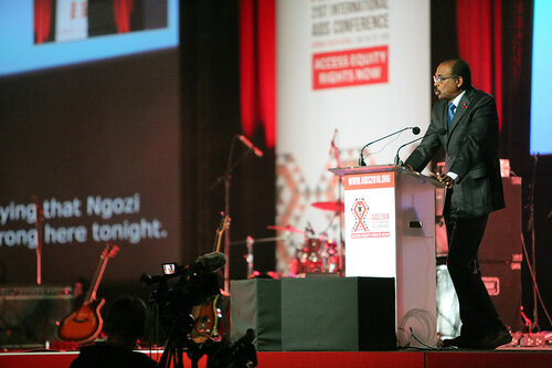 21st International AIDS Conference (AIDS 2016), Durban, South Africa.
Monday 18th July 2016, VENUE : Durban ICC Main Hall
Opening Ceremony
Speaker : UNAIDS Director : Michel Sidibé
Photo©International AIDS Society/Abhi Indrarajan