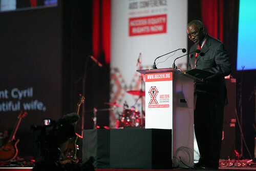 21st International AIDS Conference (AIDS 2016), Durban, South Africa.
Monday 18th July 2016, VENUE : Durban ICC Main Hall
Opening Ceremony
Speaker : MEC Willies Mchunu
Photo©International AIDS Society/Abhi Indrarajan