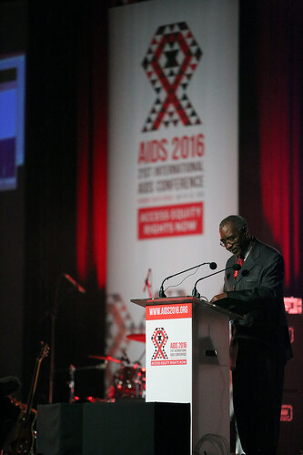 21st International AIDS Conference (AIDS 2016), Durban, South Africa.
Monday 18th July 2016, VENUE : Durban ICC Main Hall
Opening Ceremony
Speaker : MEC Willies Mchunu
Photo©International AIDS Society/Abhi Indrarajan