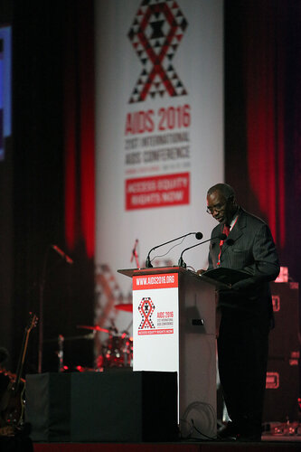 21st International AIDS Conference (AIDS 2016), Durban, South Africa.
Monday 18th July 2016, VENUE : Durban ICC Main Hall
Opening Ceremony
Speaker : MEC Willies Mchunu
Photo©International AIDS Society/Abhi Indrarajan