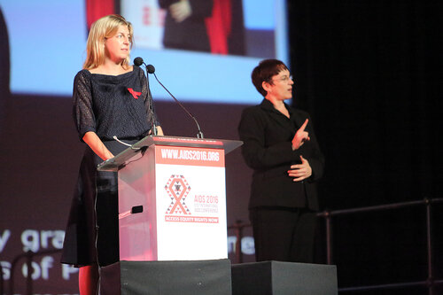21st International AIDS Conference (AIDS 2016), Durban, South Africa.
Monday 18th July 2016, VENUE : Durban ICC Main Hall
Opening Ceremony

Photo©International AIDS Society/Abhi Indrarajan