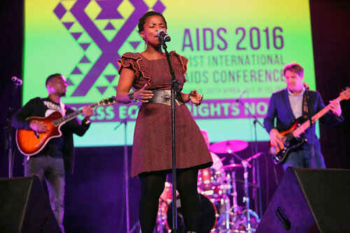 21st International AIDS Conference (AIDS 2016), Durban, South Africa.
Monday 18th July 2016, VENUE : Durban ICC Main Hall
Opening Ceremony
Closing Musical Performance by Freshly Ground
Photo©International AIDS Society/Abhi Indrarajan