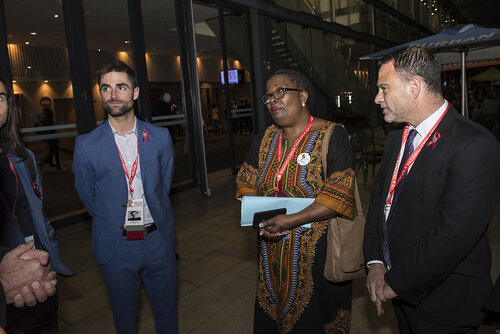 21st International AIDS Conference (AIDS 2016), Durban, South Africa.
Photo shows Backstage before the Opening Ceremony.
Photo©International AIDS Society/Steve Forrest/Workers' Photos
