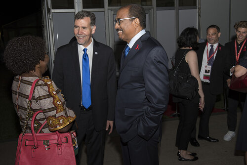 21st International AIDS Conference (AIDS 2016), Durban, South Africa.
Photo shows Backstage before the Opening Ceremony.
Photo©International AIDS Society/Steve Forrest/Workers' Photos