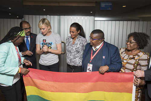 21st International AIDS Conference (AIDS 2016), Durban, South Africa.
Photo shows Backstage before the Opening Ceremony.
Photo©International AIDS Society/Steve Forrest/Workers' Photos