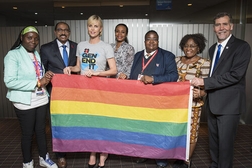 21st International AIDS Conference (AIDS 2016), Durban, South Africa.
Photo shows Backstage before the Opening Ceremony.
Photo©International AIDS Society/Steve Forrest/Workers' Photos