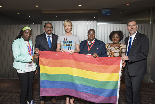 21st International AIDS Conference (AIDS 2016), Durban, South Africa.
Photo shows Backstage before the Opening Ceremony.
Photo©International AIDS Society/Steve Forrest/Workers' Photos