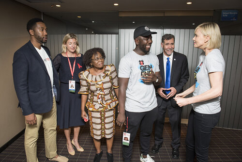 21st International AIDS Conference (AIDS 2016), Durban, South Africa.
Photo shows Backstage before the Opening Ceremony.
Photo©International AIDS Society/Steve Forrest/Workers' Photos