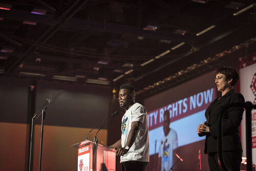 21st International AIDS Conference (AIDS 2016), Durban, South Africa.
Photo shows the Opening Ceremony.
Photo©International AIDS Society/Steve Forrest/Workers' Photos