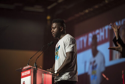 21st International AIDS Conference (AIDS 2016), Durban, South Africa.
Photo shows the Opening Ceremony.
Photo©International AIDS Society/Steve Forrest/Workers' Photos