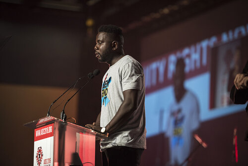 21st International AIDS Conference (AIDS 2016), Durban, South Africa.
Photo shows the Opening Ceremony.
Photo©International AIDS Society/Steve Forrest/Workers' Photos