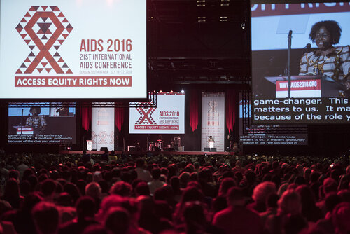 21st International AIDS Conference (AIDS 2016), Durban, South Africa.
Photo shows the Opening Ceremony.
Photo©International AIDS Society/Steve Forrest/Workers' Photos