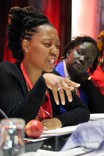 21st International AIDS Conference (AIDS 2016), Durban, South Africa.
Monday 18th July 2016, VENUE : Global Village - Room 1
GV MEET THE EXPERTS : GETTING A SEAT AT THE TABLE : YOUNG LEADERS SHARE THE HIGHS AND LOWS OF LEADERSHIP AND ACCOUNTABILITY (MOGS01)
Speaker : Ebony Johnson (USA)
Photo©International AIDS Society/Abhi Indrarajan